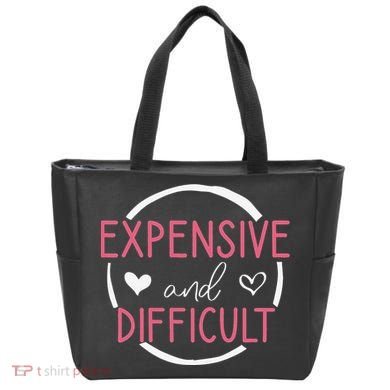 Funny Saying Expensive and Difficult Cute Heart Tote Bag