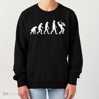 Funny Saxophonist Evolution Saxophone Player Gift Women's Sweatshirt thumb 0