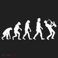 Funny Saxophonist Evolution Saxophone Player Gift Golf Towel thumb 3