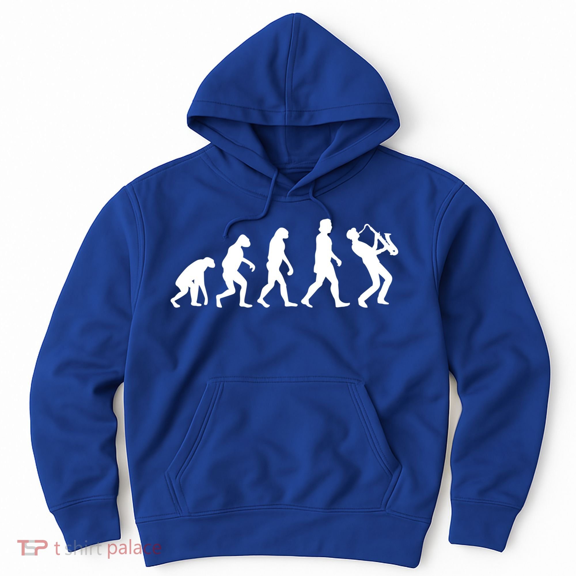Funny Saxophonist Evolution Saxophone Player Gift Hoodie