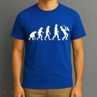 Funny Saxophonist Evolution Saxophone Player Gift T-Shirt thumb 3
