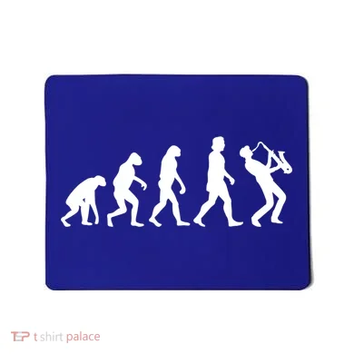 Funny Saxophonist Evolution Saxophone Player Gift Mousepad
