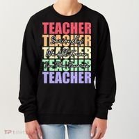 Funny Saying For Teacher Seriously Im The Favorite Teacher Women's Sweatshirt thumb 0