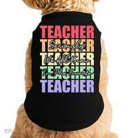 Funny Saying For Teacher Seriously Im The Favorite Teacher Doggie Tank thumb 0