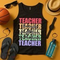 Funny Saying For Teacher Seriously Im The Favorite Teacher Tank Top thumb 4
