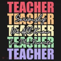Funny Saying For Teacher Seriously Im The Favorite Teacher Visor thumb 3