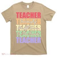 Funny Saying For Teacher Seriously Im The Favorite Teacher T-Shirt thumb 0