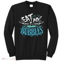 Funny Swimming Float Eat My Bubbles Sweatshirt thumb 0