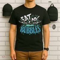 Funny Swimming Float Eat My Bubbles T-Shirt thumb 6