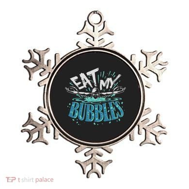 Funny Swimming Float Eat My Bubbles Ornament