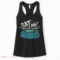 Funny Swimming Float Eat My Bubbles Women's Tank Top thumb 0