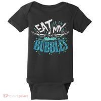 Funny Swimming Float Eat My Bubbles Baby Bodysuit thumb 0