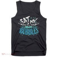 Funny Swimming Float Eat My Bubbles Tank Top thumb 0