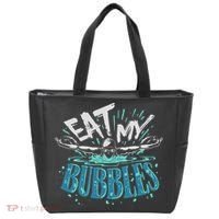 Funny Swimming Float Eat My Bubbles Tote Bag thumb 0