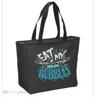 Funny Swimming Float Eat My Bubbles Tote Bag thumb 2