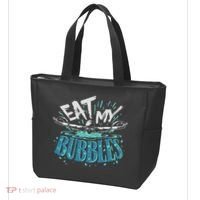 Funny Swimming Float Eat My Bubbles Tote Bag thumb 3