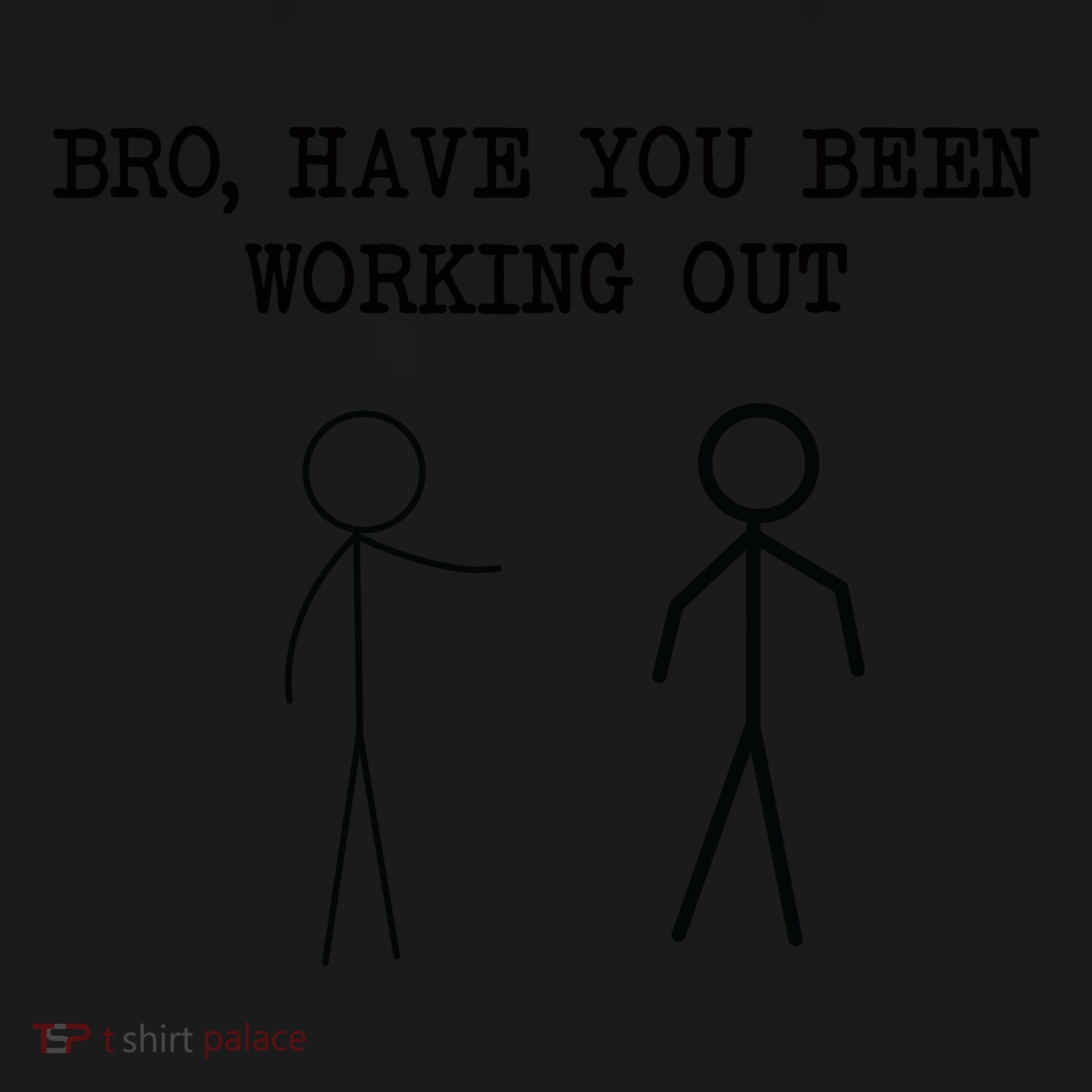 Funny Stick Figure Gym Jokes Bro Have You Been Working Out Ornament