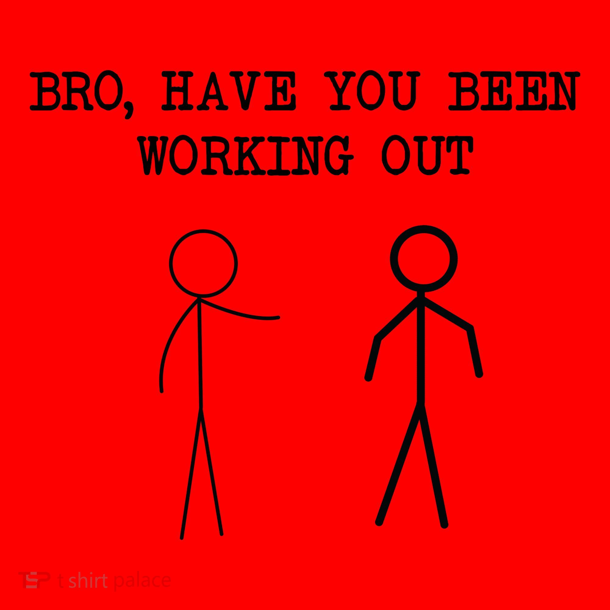 Funny Stick Figure Gym Jokes Bro Have You Been Working Out Santa Hat