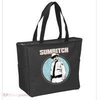 Funny Sumbitch 70's Movie Quote Tote Bag thumb 2