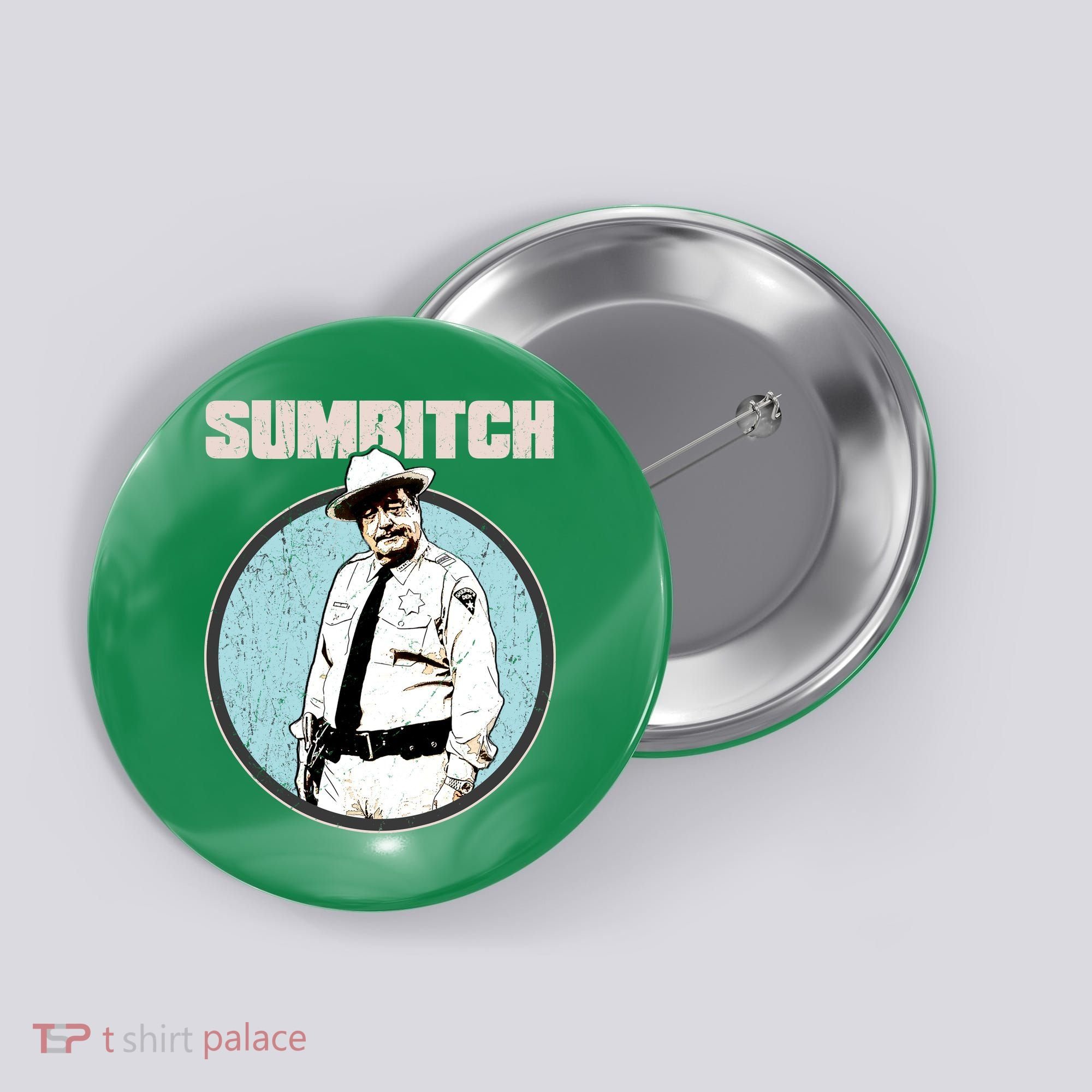 Funny Sumbitch 70's Movie Quote Button