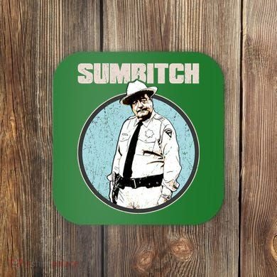 Funny Sumbitch 70's Movie Quote Coaster