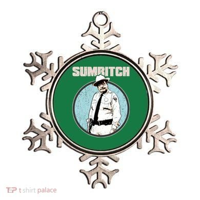 Funny Sumbitch 70's Movie Quote Ornament