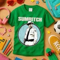 Funny Sumbitch 70's Movie Quote Kids T-Shirt thumb 3