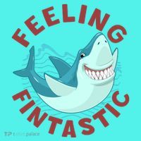 Funny Shark Feeling Fintastic Shark Week Fan Baby Bodysuit thumb 2