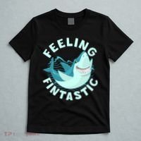 Funny Shark Feeling Fintastic Shark Week Fan T-Shirt thumb 5