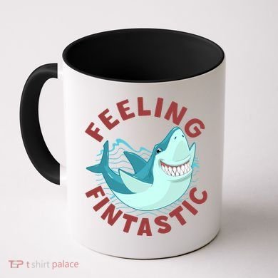 Funny Shark Feeling Fintastic Shark Week Fan Coffee Mug