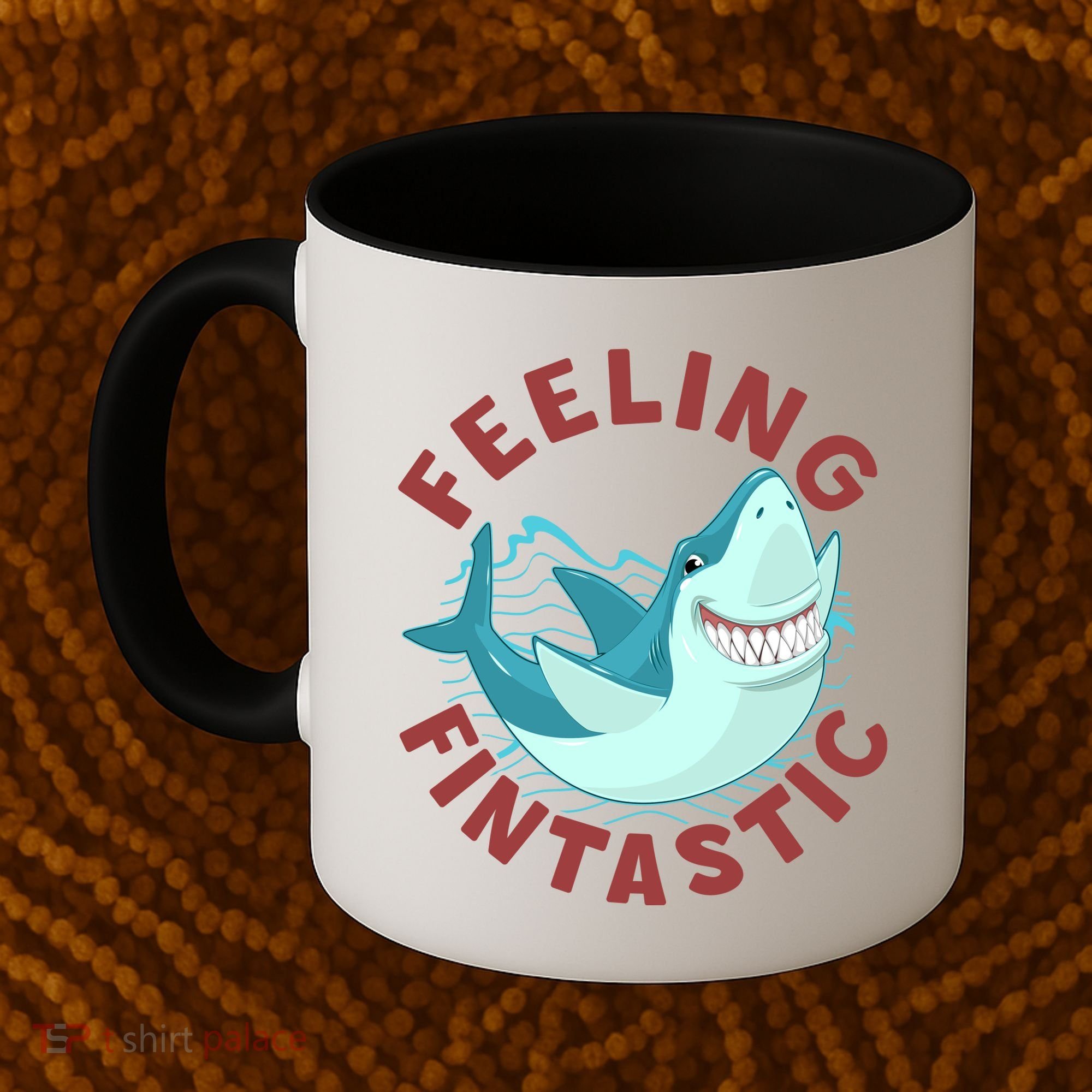 Funny Shark Feeling Fintastic Shark Week Fan Coffee Mug