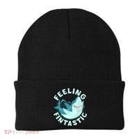 Funny Shark Feeling Fintastic Shark Week Fan Beanie thumb 0