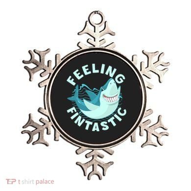 Funny Shark Feeling Fintastic Shark Week Fan Ornament