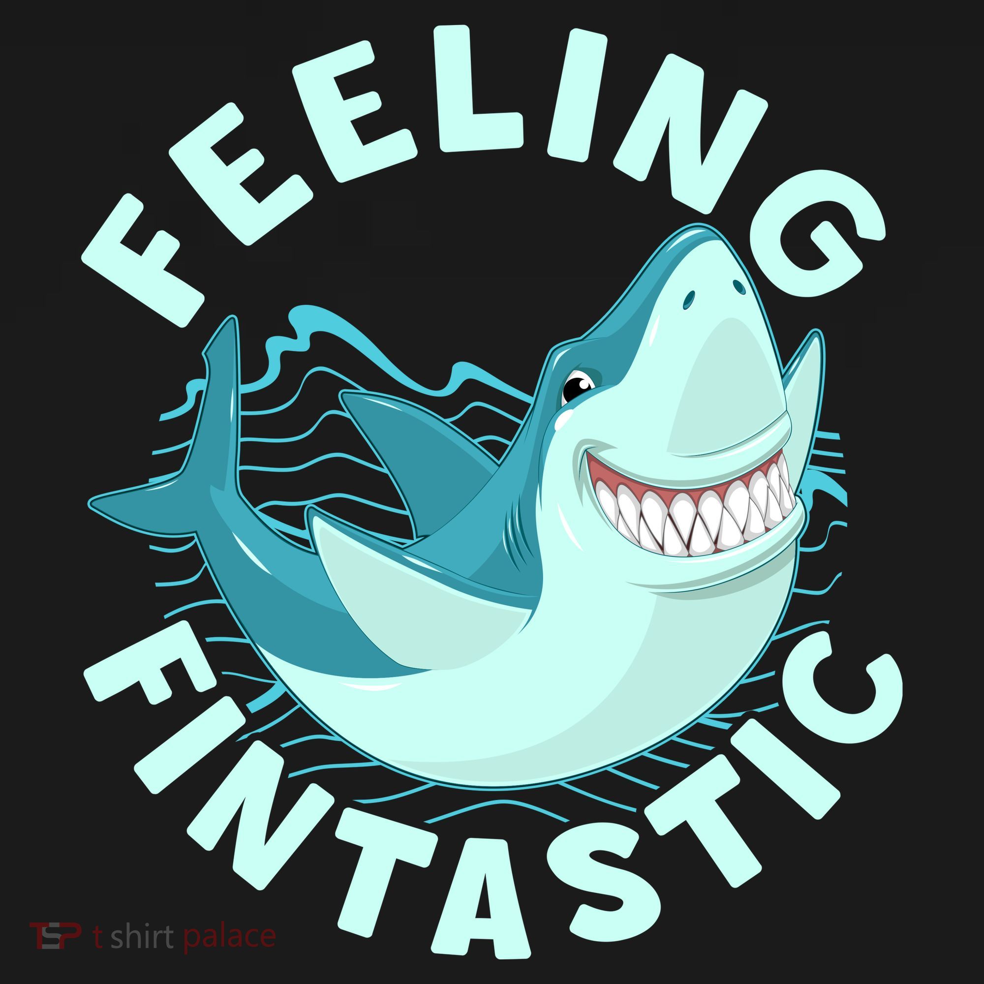 Funny Shark Feeling Fintastic Shark Week Fan Ornament