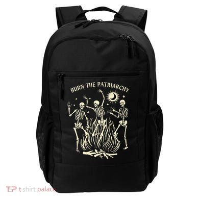 Feminist Skeleton Fun Burn Patriarchy Halloween Rights Backpack