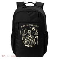 Feminist Skeleton Fun Burn Patriarchy Halloween Rights Backpack thumb 0