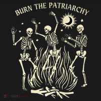 Feminist Skeleton Fun Burn Patriarchy Halloween Rights Backpack thumb 2
