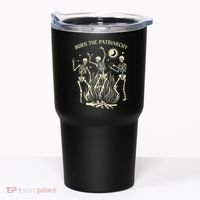 Feminist Skeleton Fun Burn Patriarchy Halloween Rights Tumbler thumb 0