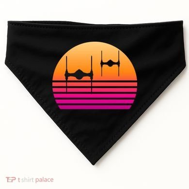 Fighter Sunset USA-Made Doggie Bandana