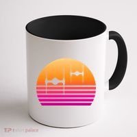 Fighter Sunset Coffee Mug thumb 1