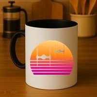 Fighter Sunset Coffee Mug thumb 4