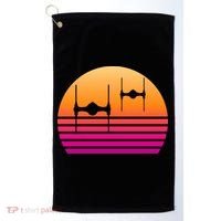 Fighter Sunset Golf Towel thumb 0