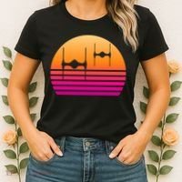 Fighter Sunset Women's T-Shirt thumb 2
