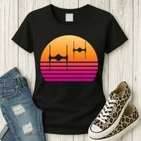 Fighter Sunset Women's T-Shirt thumb 3