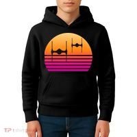 Fighter Sunset Kids Hoodie thumb 4
