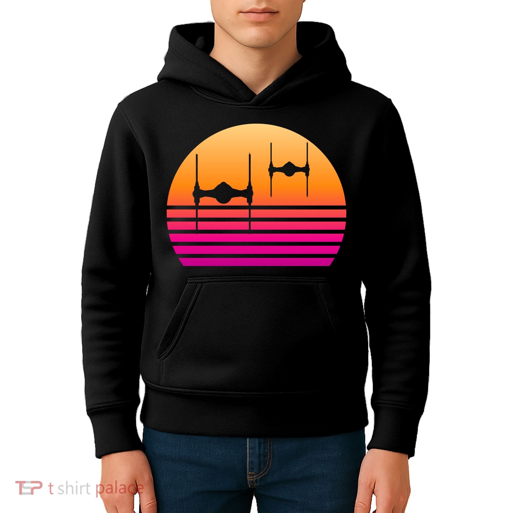 Fighter Sunset Kids Hoodie