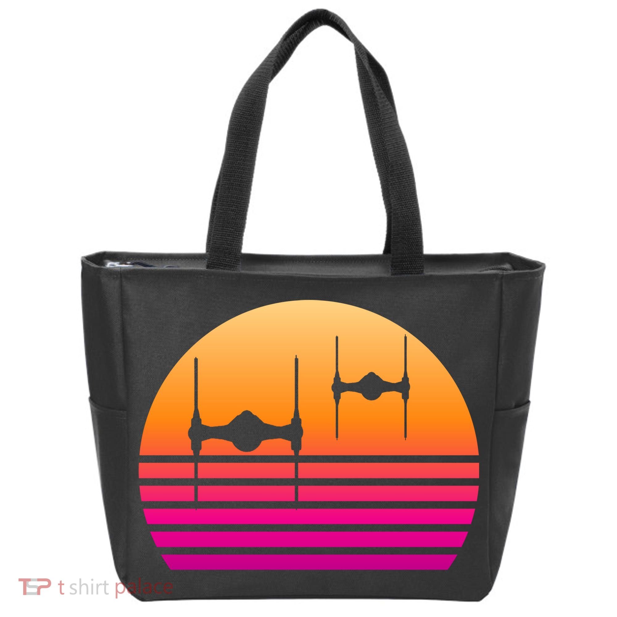 Fighter Sunset Tote Bag