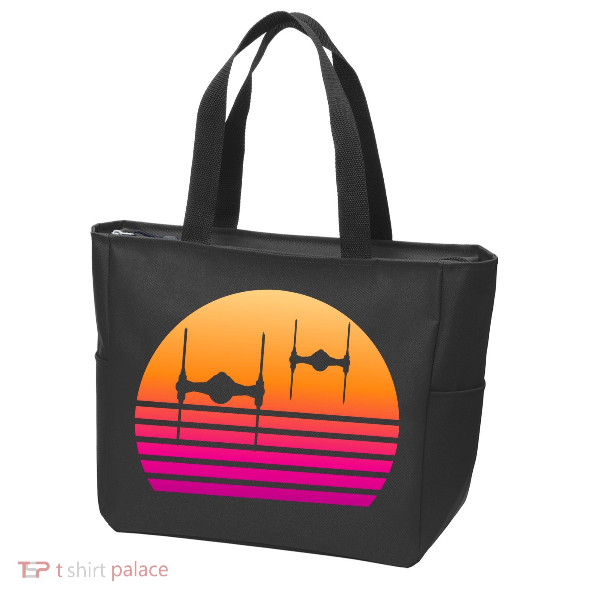 Fighter Sunset Tote Bag