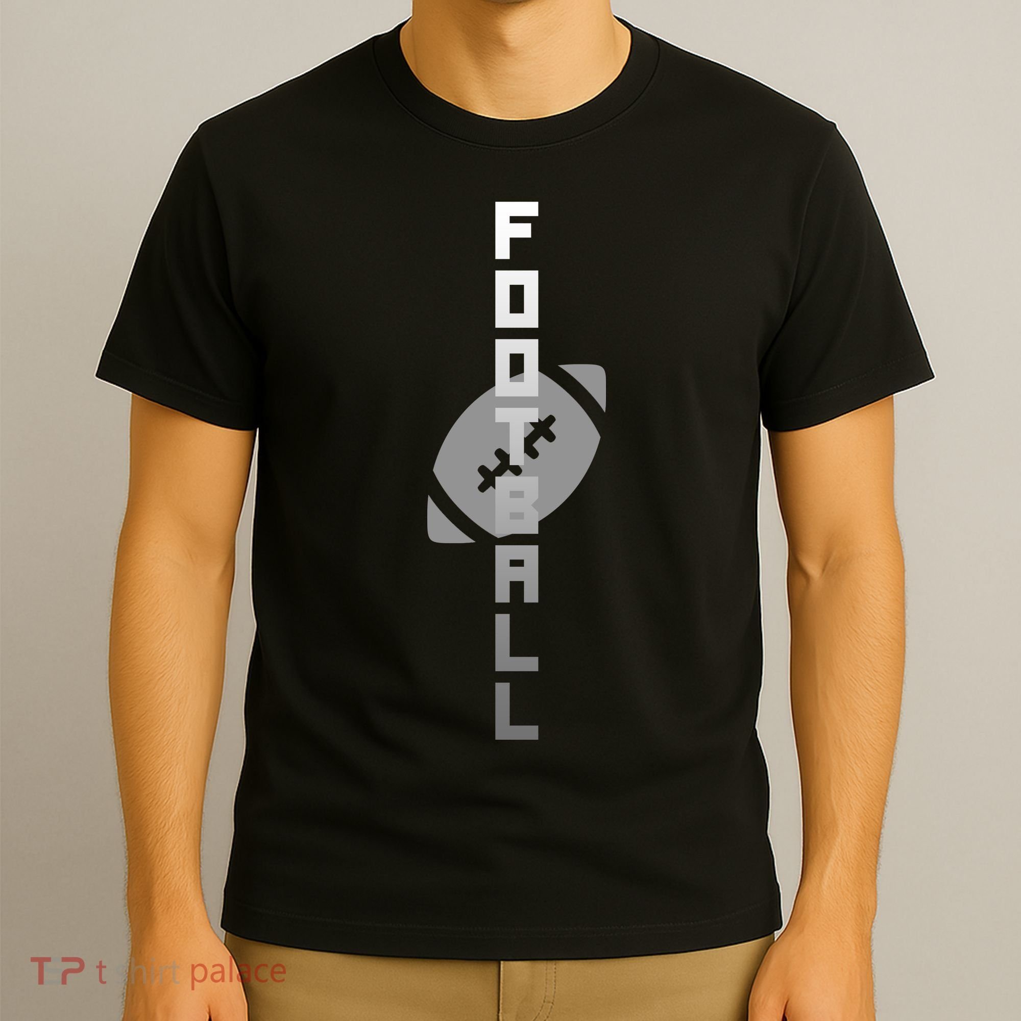 Football Sports Fan Logo T-Shirt