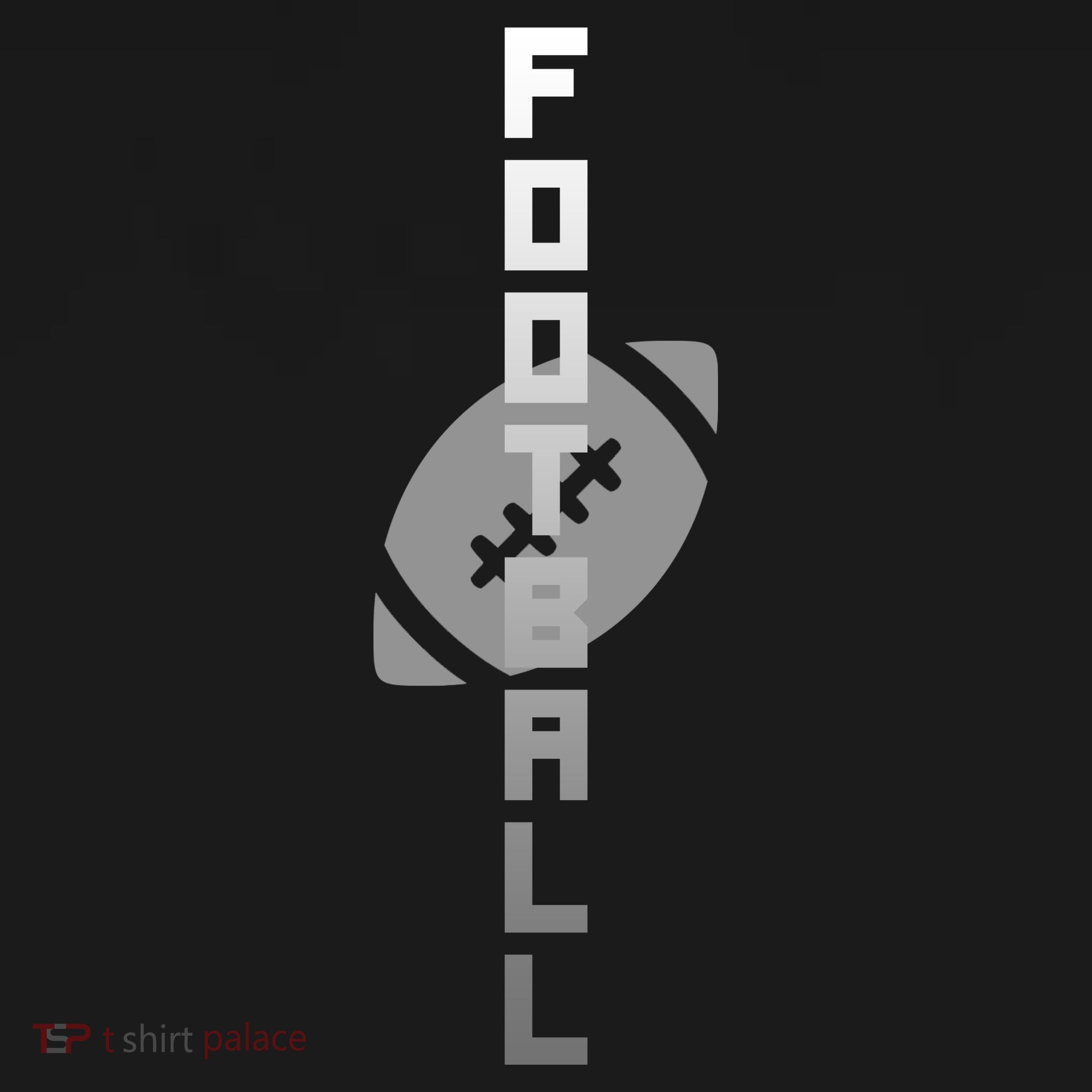 Football Sports Fan Logo T-Shirt